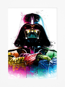 AG240 : 40x50cm Mounted Print : Darth Vadar Colour Pose