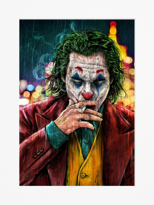 AG243 : 40x50cm Mounted Print : Joker - Joaquin Phoenix