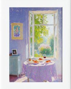 40x50cm Mounted Print : Monet - French Lunch