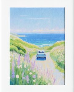 40x50cm Mounted Print : Monet - Provence