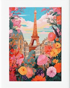 40x50cm Mounted Print : Monet - Paris