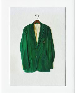 40x50cm Mounted Print : Golf - Masters Green Jacket