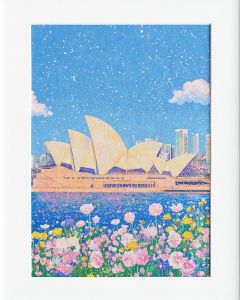 40x50cm Mounted Print : Sydney - Opera House