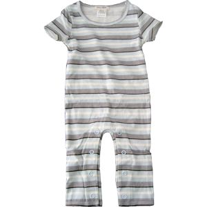 CBS5 : chillibaby cotton boys long leg body suit - blue with grey stripes