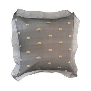 cc45f : 45x45cm silk organza cushion cover w/ flange