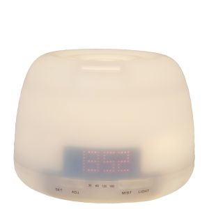 cL120 : Large round aroma diffuser w/ ditigal clock