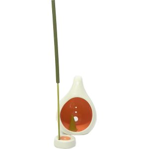 CP1/OR : onion incense holder large - orange