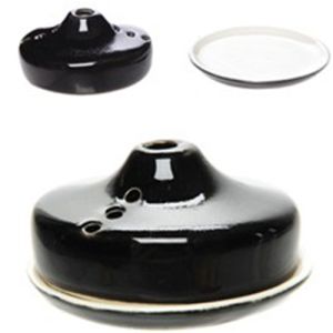 cp3/bla : incense & cone holder - black
