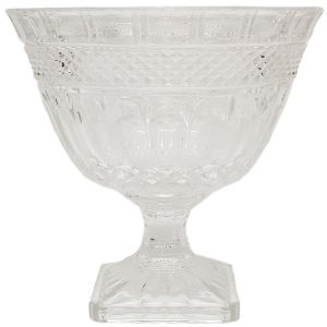gcc012 : Beatrice crystal glass bowl w/footed stem