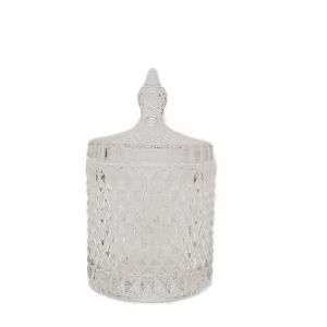 gcc16-cL : Regina Small glass jar - clear 