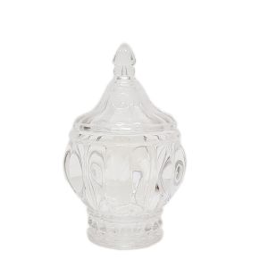 GCC35 : Sienna vintage glass jar - clear 