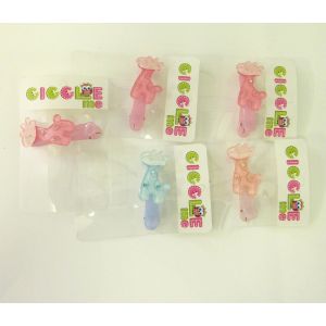 Giraffe with diamantes big hair slide