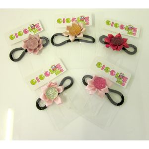 sunflower with crystal diamante hair tie