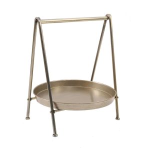 L12 : Trevi metal display stand with round plate  **SOLDOUT**