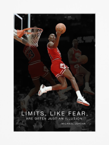 AG208 : 40x50cm Mounted Print : MJ - Limits