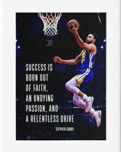 AG078 : 40x50cm Mounted Print - CURRY MOTIVATION