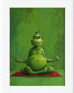 AG145 : 40x50cm Mounted Print - MEDIATION - GRINCH