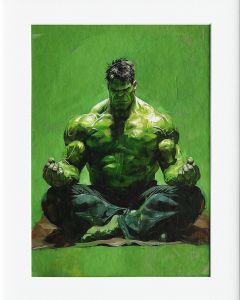 AG146 : 40x50cm Mounted Print - MEDIATION -  HULK