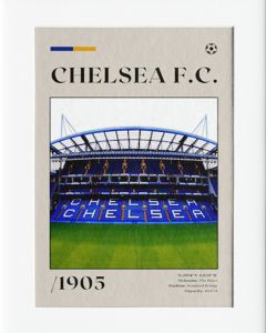 AG084 : 40x50cm Mounted Print - CHELSEA