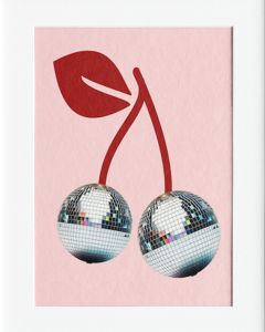 AG030 : 40x50cm Mounted Print -CHERRY DISCO