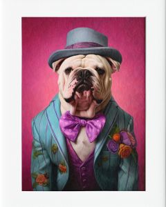AG177 : 40x50cm Mounted Print - DRIP : BULLDOG