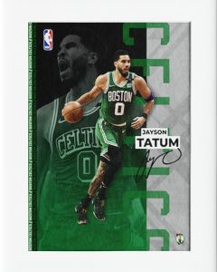 AG090 : 40x50cm Mounted Print - JASON TATUM SIGNATURE