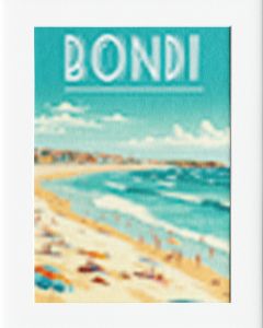 AG158 : 40x50cm Mounted Print - BONDI