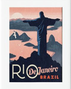 AG159 : 40x50cm Mounted Print - RIO