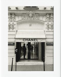 AG047 : 40x50cm Mounted Print - CHANEL CREAM