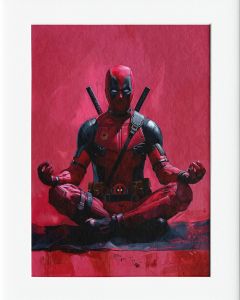 AG149 : 40x50cm Mounted Print - MEDIATION - DEADPOOL