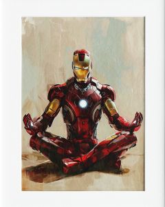 AG152 : 40x50cm Mounted Print - MEDIATION - IRONMAN
