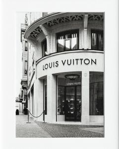 AG051 : 40x50cm Mounted Print - LV WHITE