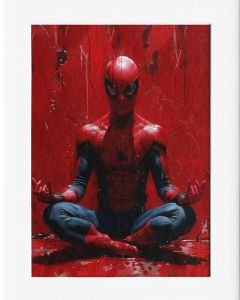 AG155 : 40x50cm Mounted Print - MEDIATION - SPIDERMAN