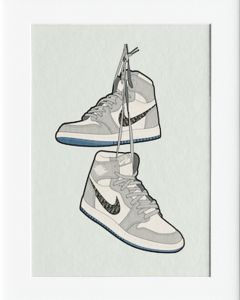 AG139 : 40x50cm Mounted Print - NIKE DIORS