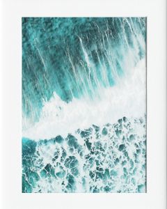 AG026 : 40x50cm Mounted Print - BEACH WAVE