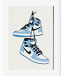 AG144 : 40x50cm Mounted Print - NIKE UNIVERSITYS 