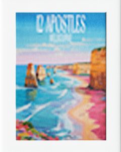 AG156 : 40x50cm Mounted Print - 12 APOSTLES