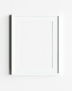 Nord Wooden Picture Frame w/glass insert - 40x50cm : White