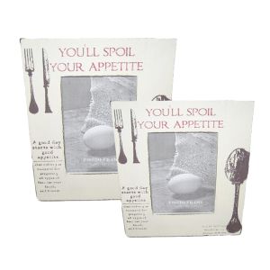 pkw01 : Provencial kitchen wooden picture frame 3.5x5' pic