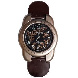 TQ-Y653 : Large wrist watch Exposed Gear Wall Clock - Gold **NOT AVAILABLE UNTIL FURTHER NOTICE**