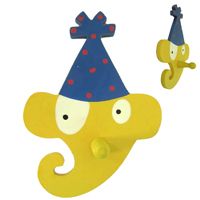 WA1H : Wooden animal range - single hook coat hanger - elephant