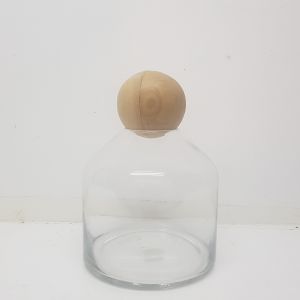MV001S : Topple Dome Glass Atrium Vase - Small (H20cm) **SOLDOUT UNTIL FURTHER NOTICE**