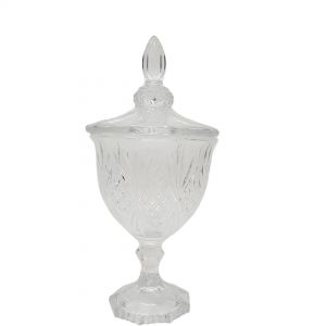 gcc083a-s : Buckingham Windsor crystal glass jar - Small **SOLDOUT**