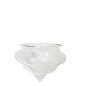 gt10 : small glass floating tealight holder / bowl